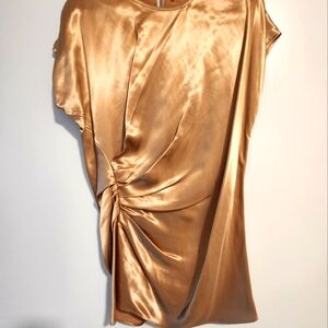 Helmut Lang  blouse; 100% viscose; sz large; never worn; pristine condition